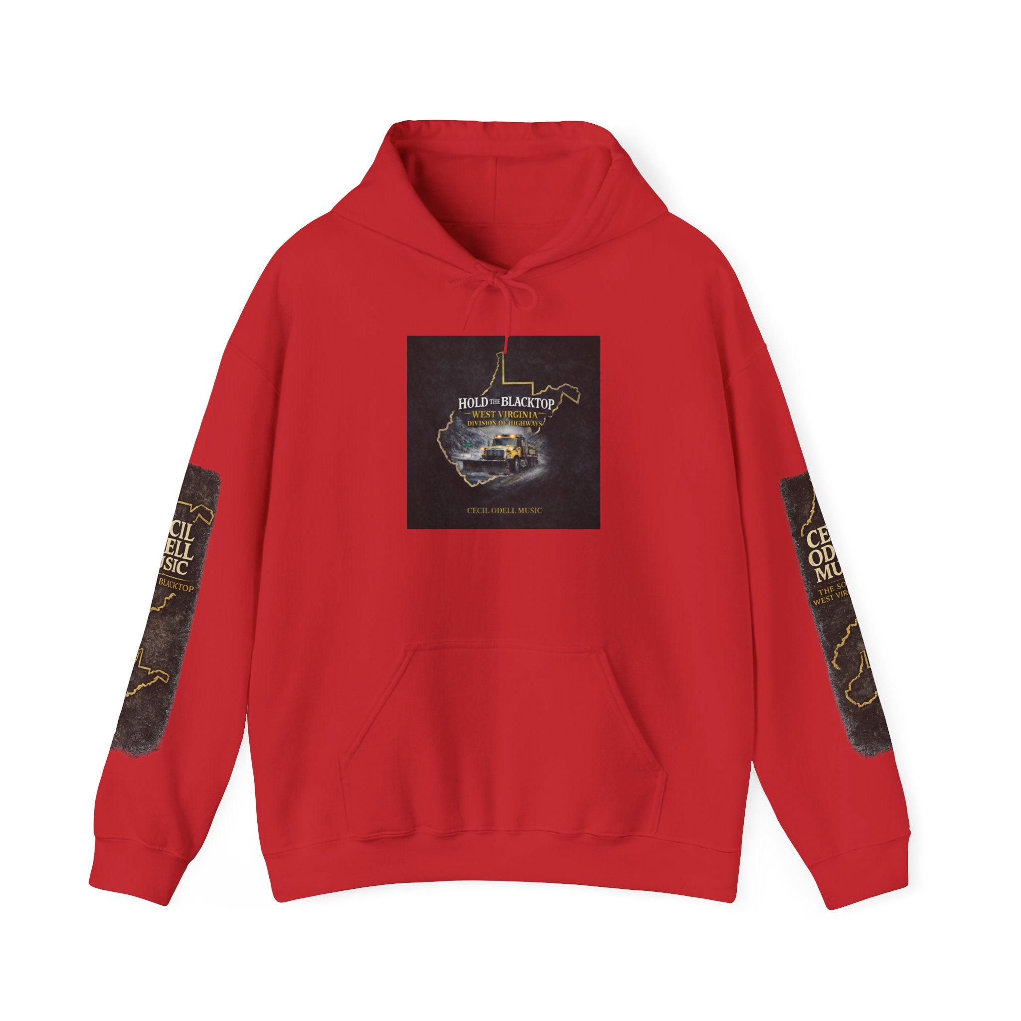 Hoodie: "Hold The Blacktop" Vintage Road Trip Graphic Pullover