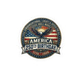 America 250th Birthday Kiss-Cut Vinyl Decal: Patriotic Eagle 1776, 2026
