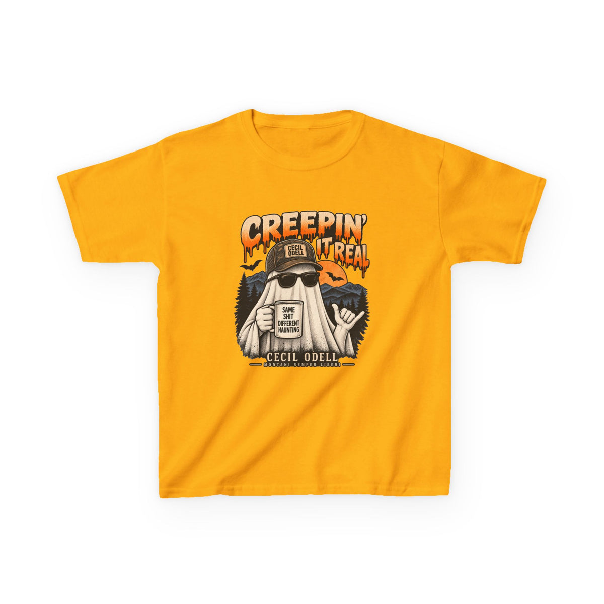 Creepin' It Real Kids Halloween Tee | Cecil Odell