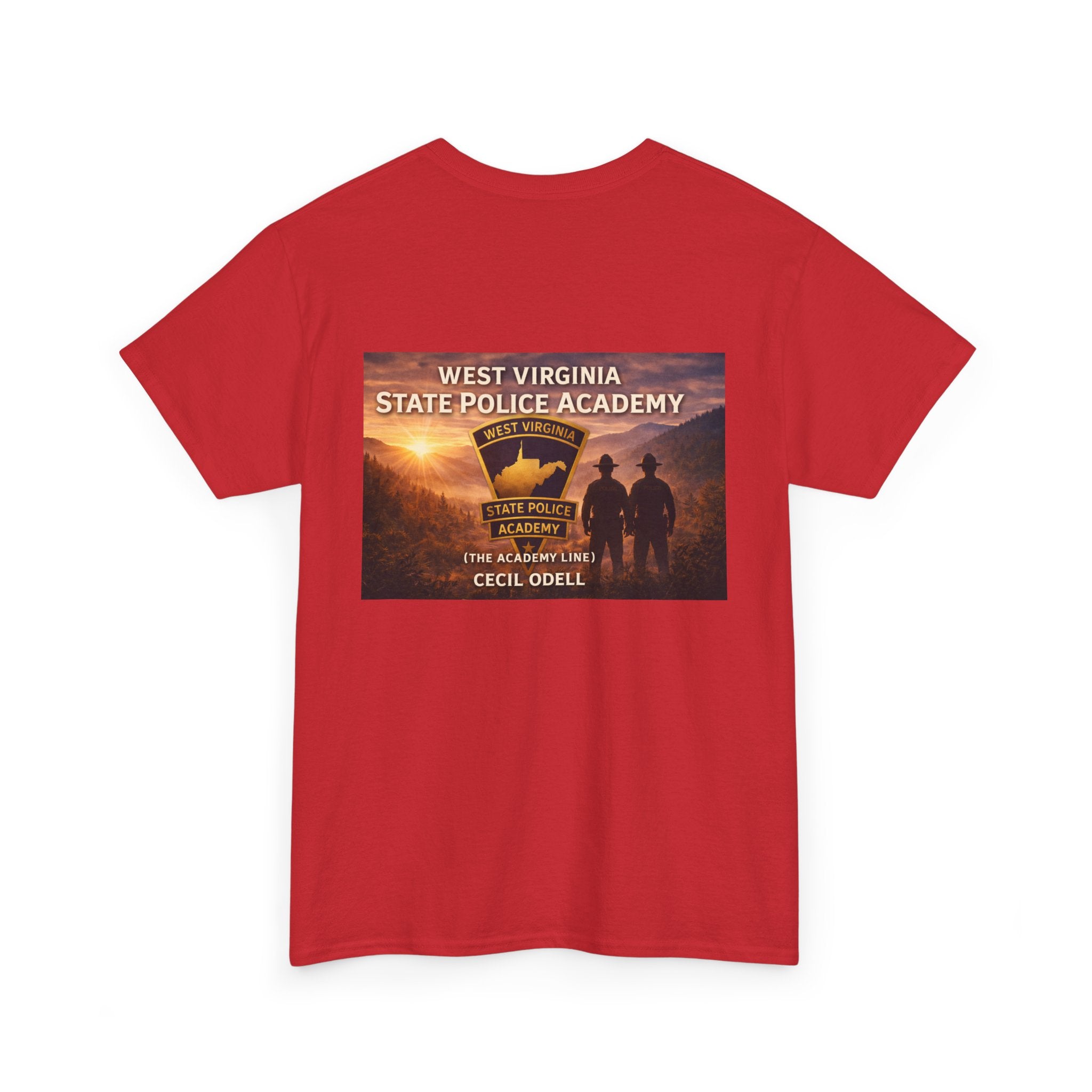 State Police Academy T-Shirt - West Virginia Honor Badge Design