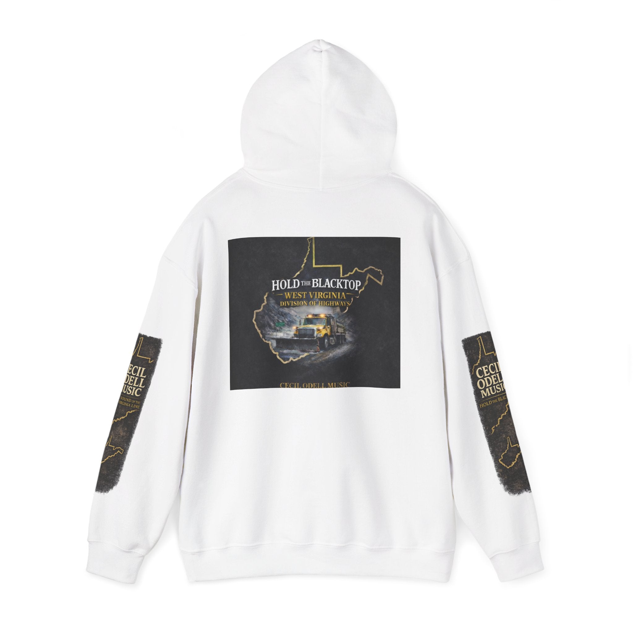 Hoodie: "Hold The Blacktop" Vintage Road Trip Graphic Pullover