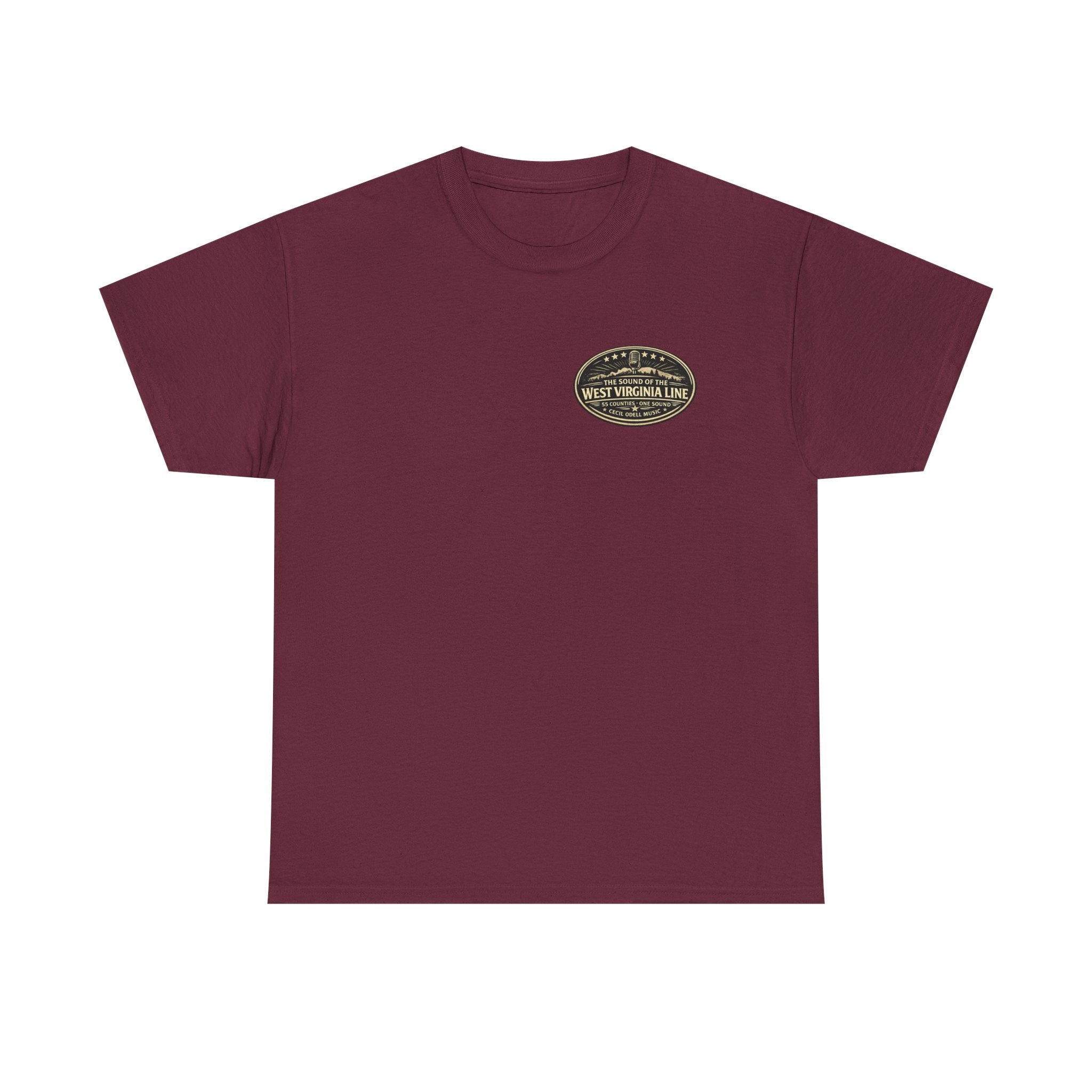Wayne VFD Line Graphic Tee: Retro Firefighter Poster Shirt
