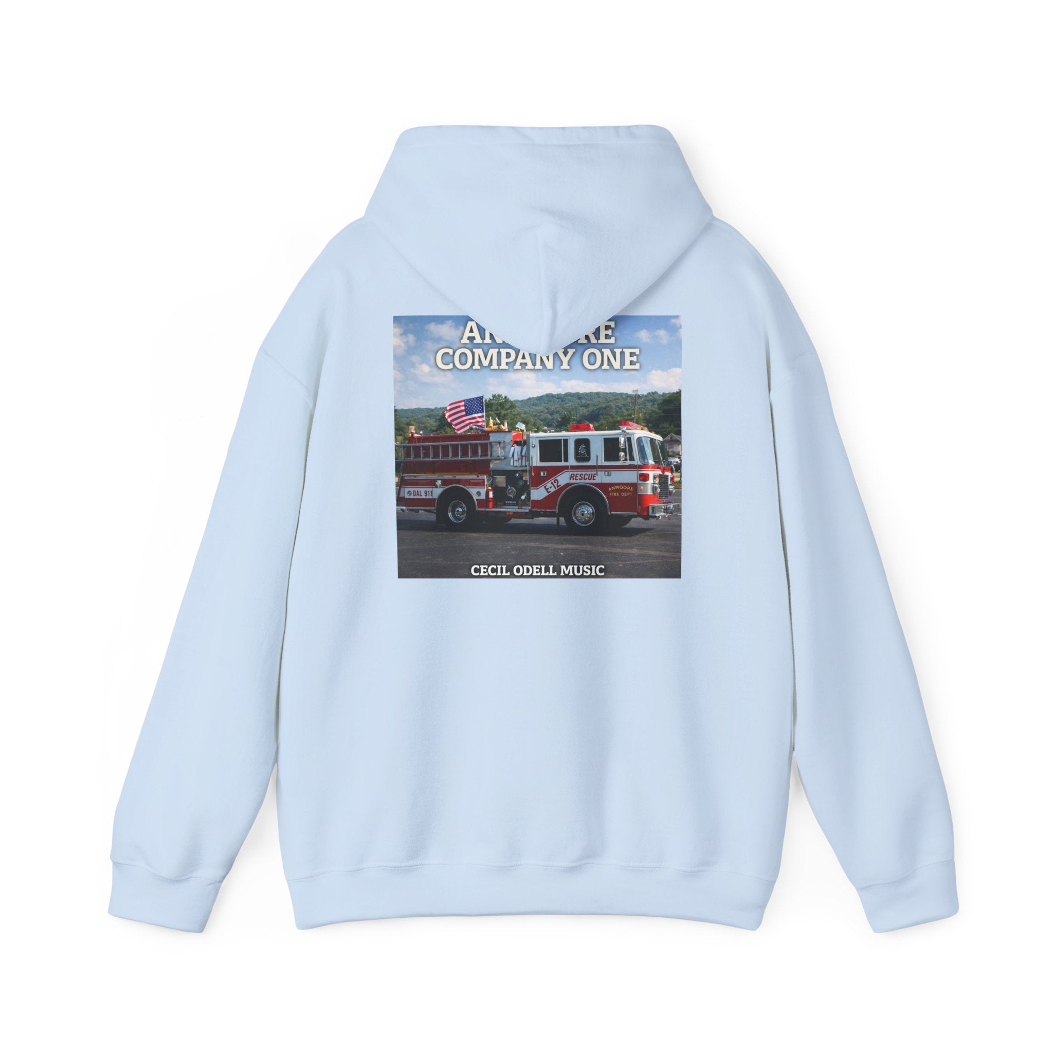 West Virginia Line Firetruck Hoodie: "The Sound of the West Virginia Line" Tribute Sweatshirt