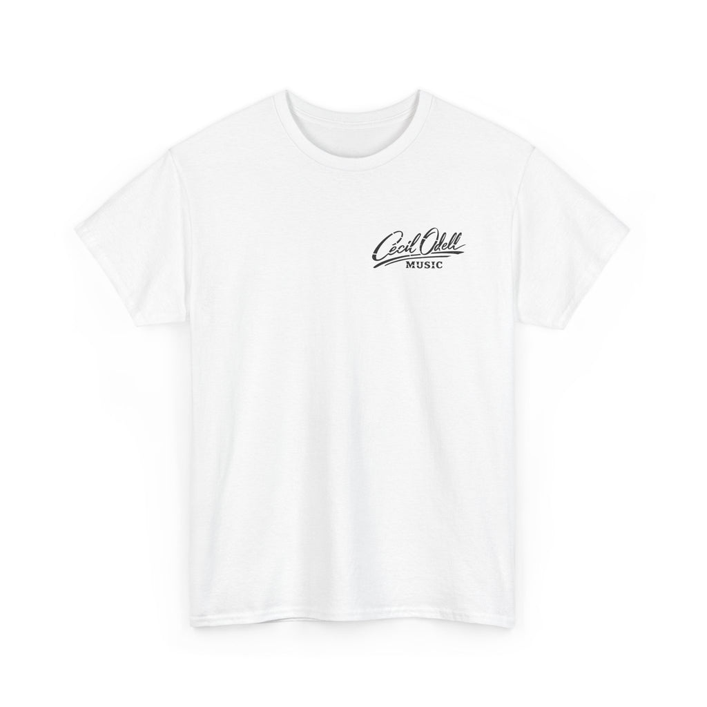 K9 Partner T-Shirt: 'Cecil Odell Music' Script Chest Design