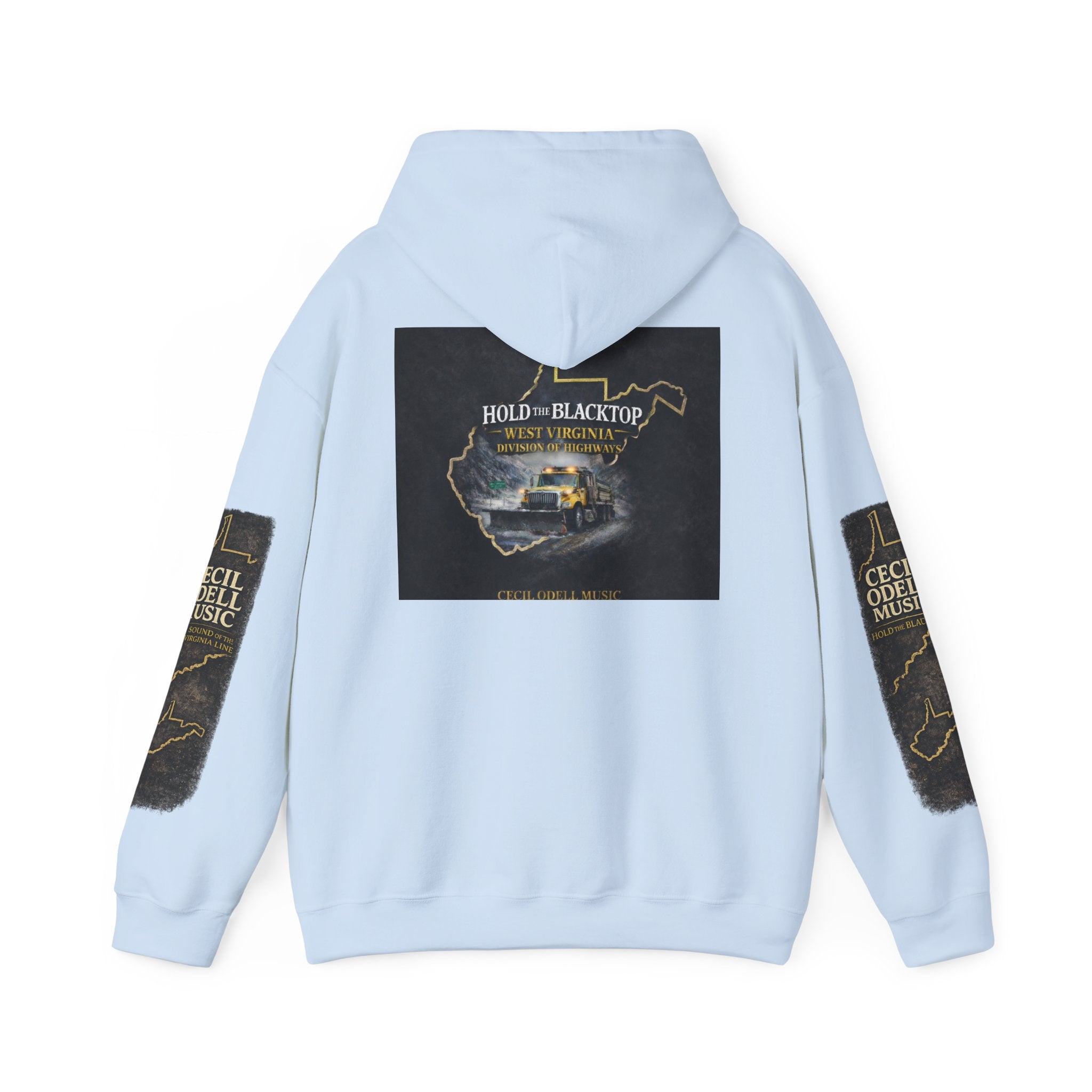 Hoodie: "Hold The Blacktop" Vintage Road Trip Graphic Pullover