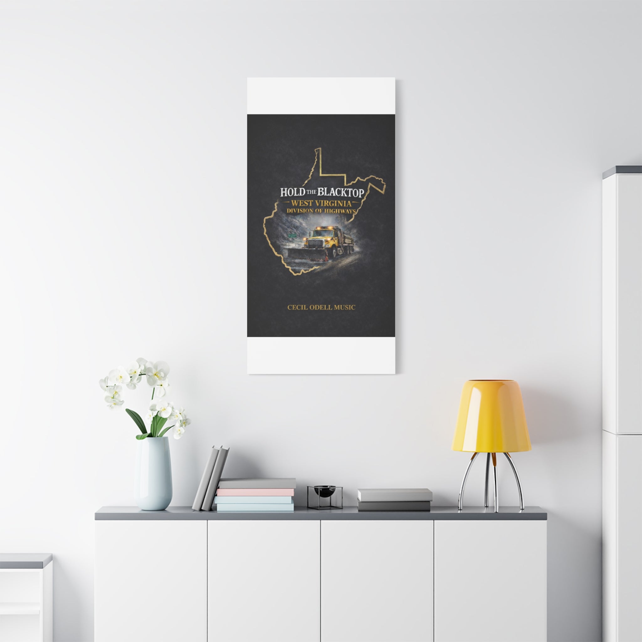 Hold the Blacktop: West Virginia Division of Highways Canvas Print