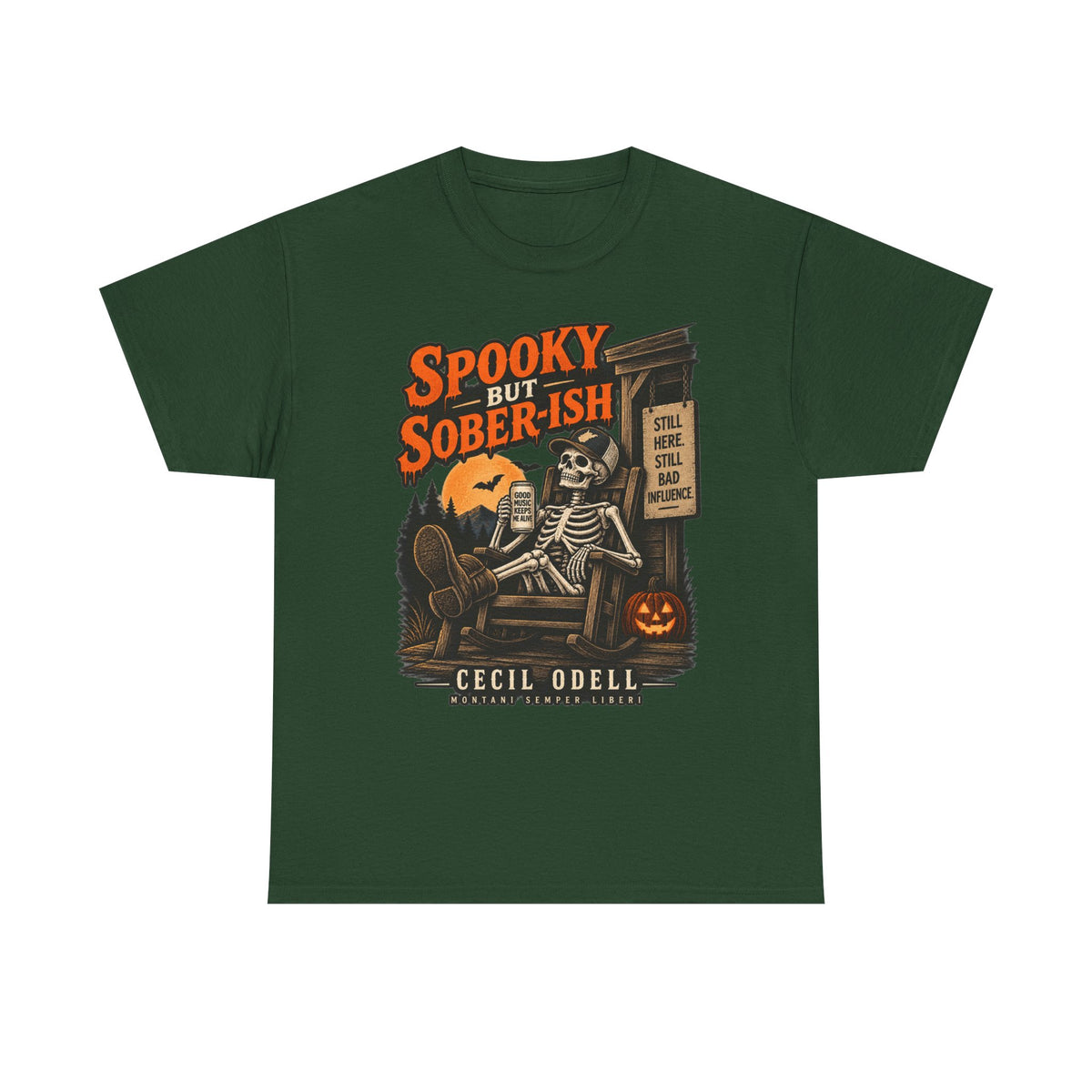 Spooky but Sober-ish Halloween Tee | Cecil Odell