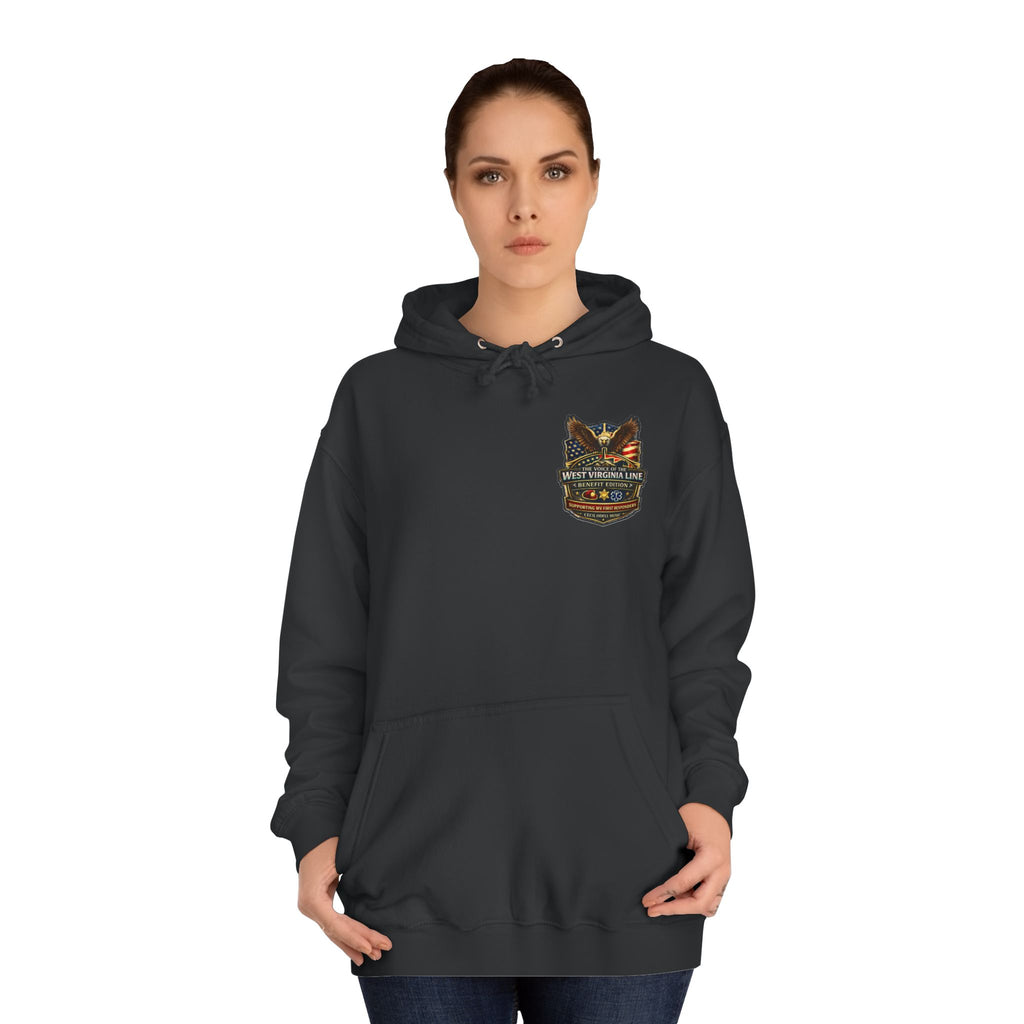 West Virginia Line Badge Hoodie: State & First Responder Tribute