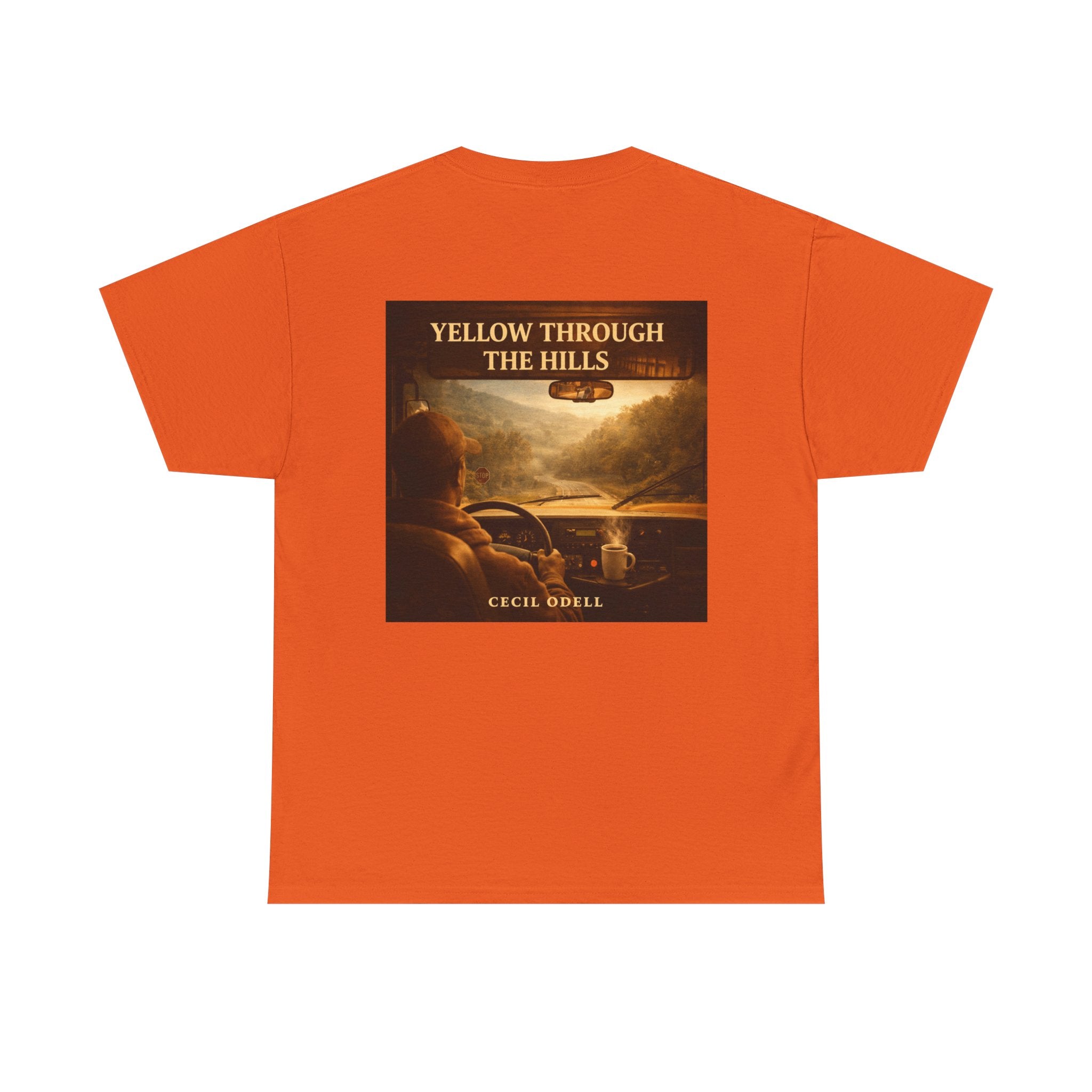 Album Art T‑Shirt: "Yellow Through The Hills" Vintage Roadtrip Tee