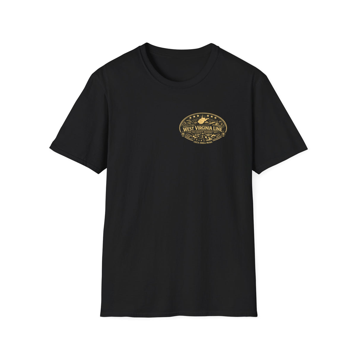 West Virginia Line Wirt County T-Shirt