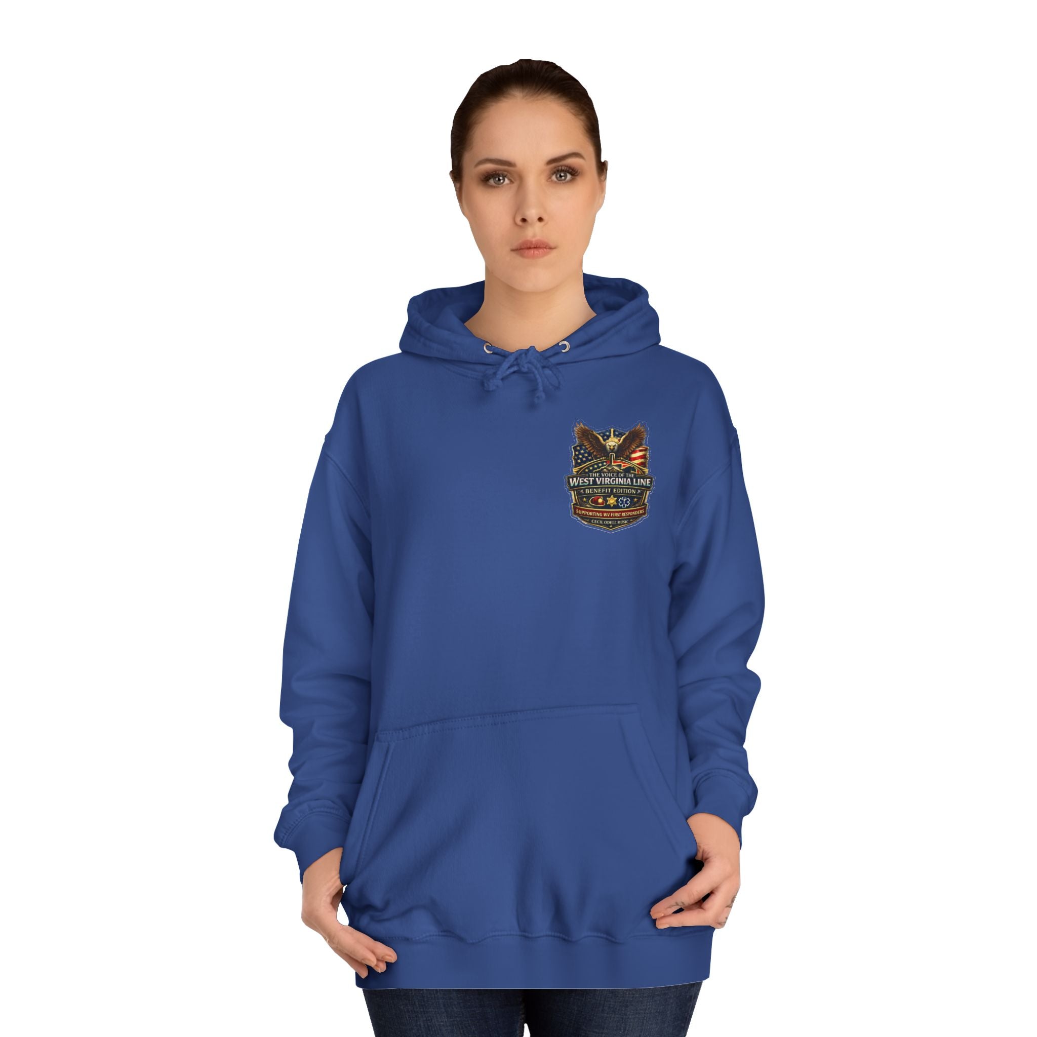 West Virginia Line Badge Hoodie: State & First Responder Tribute