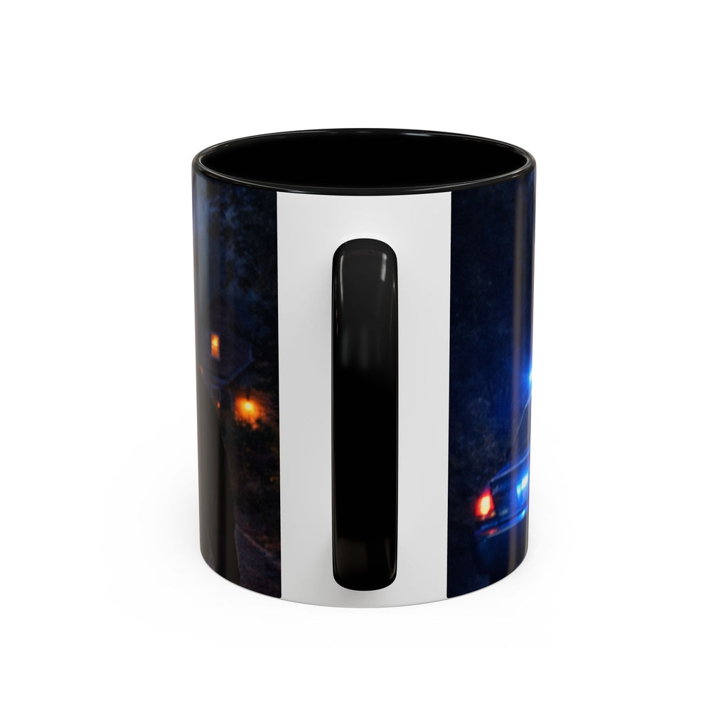 Trooper Night Patrol Coffee Mug: Rustic Western Lawman Scene (11/15oz)