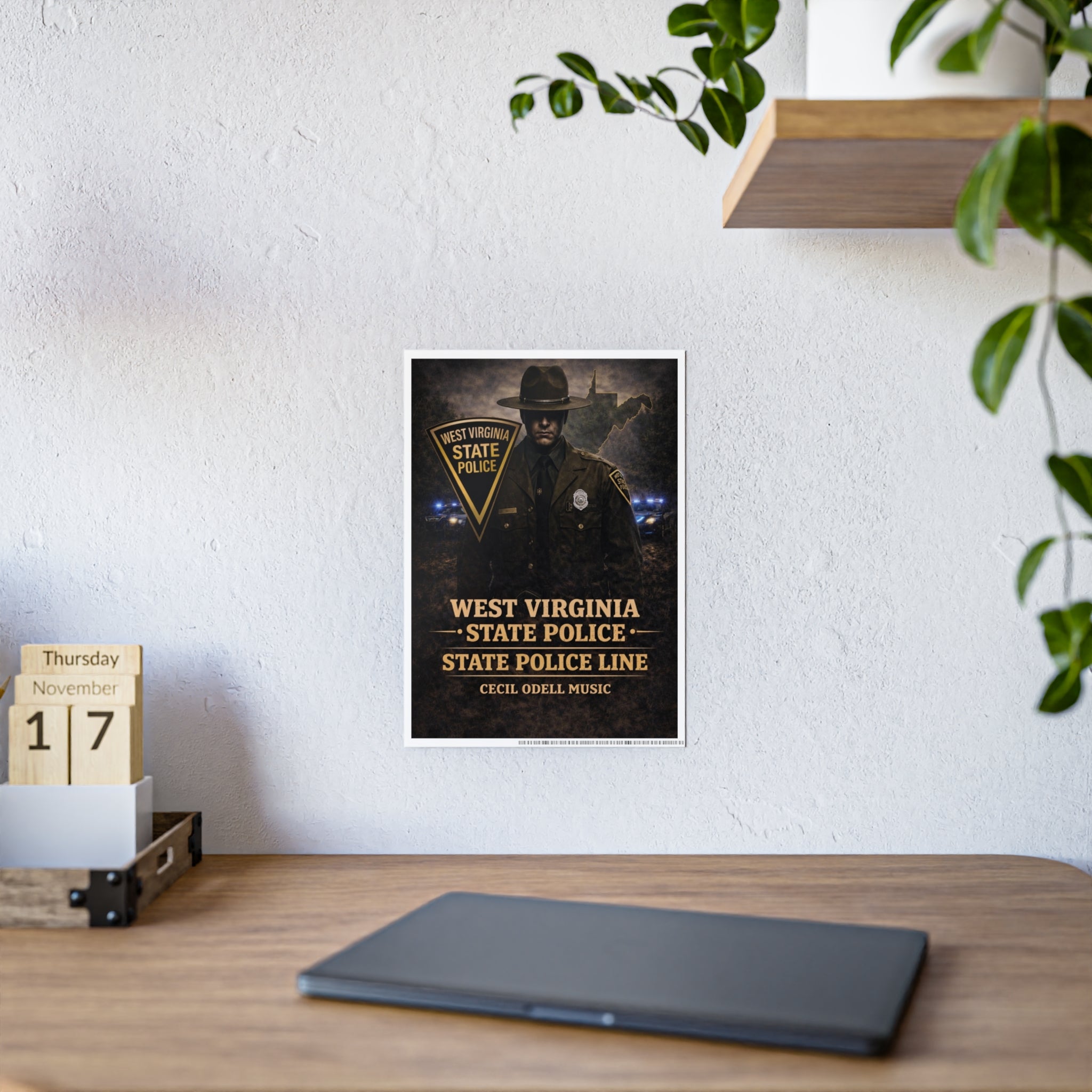West Virginia State Police Vintage Poster (Gloss)