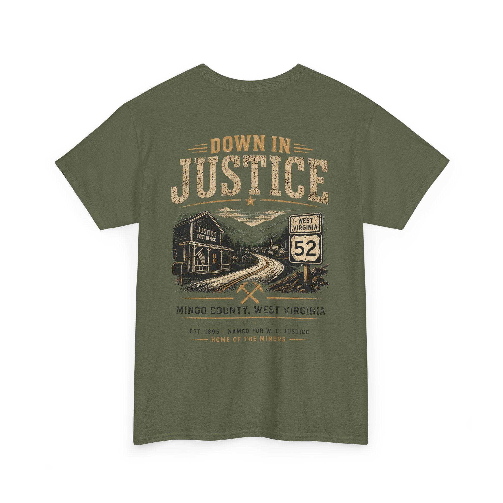 T-Shirt — "Down in Justice"