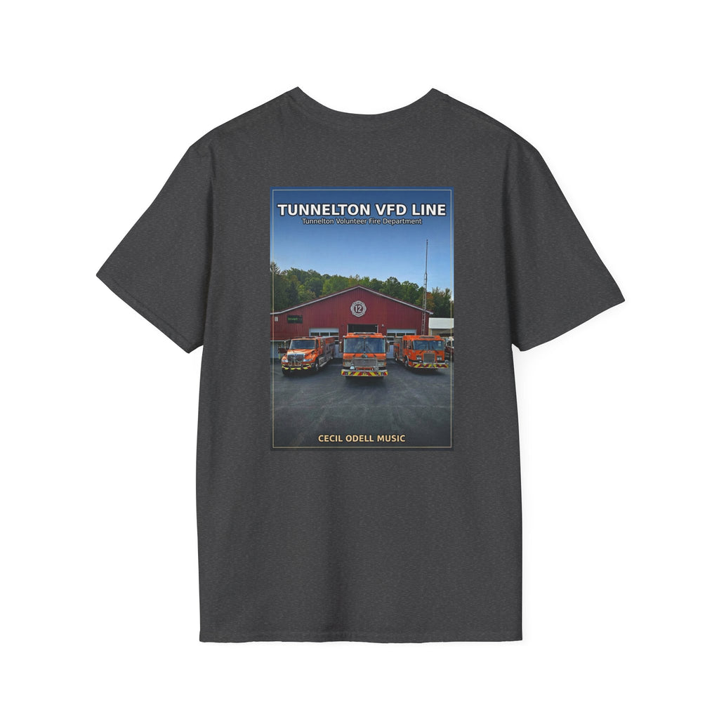 Fire Department T-Shirt: Tunnelton VFD Line Photo Tee