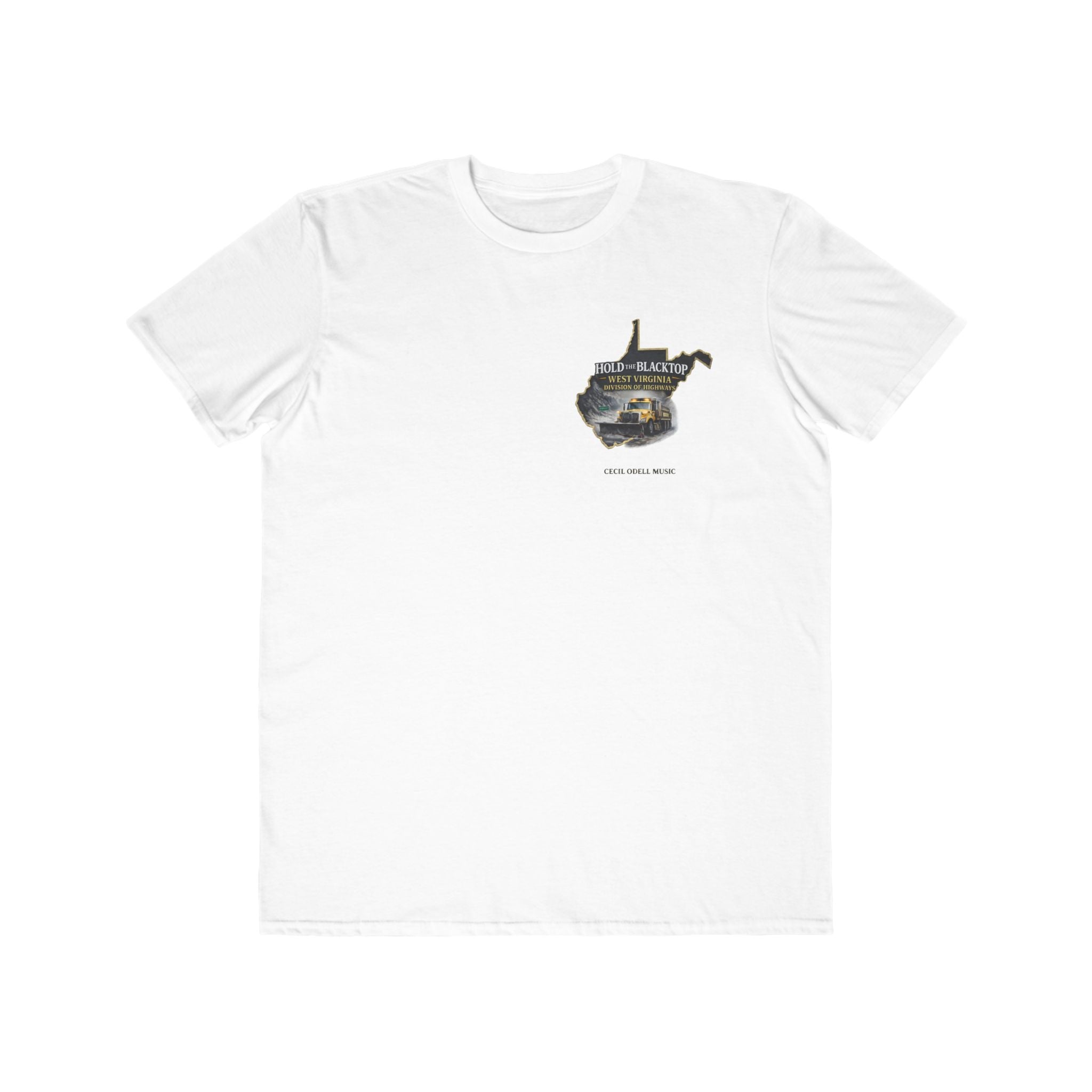 West Virginia Map T‑Shirt: "Hold the Blacktop" Vintage Truck Graphic Tee