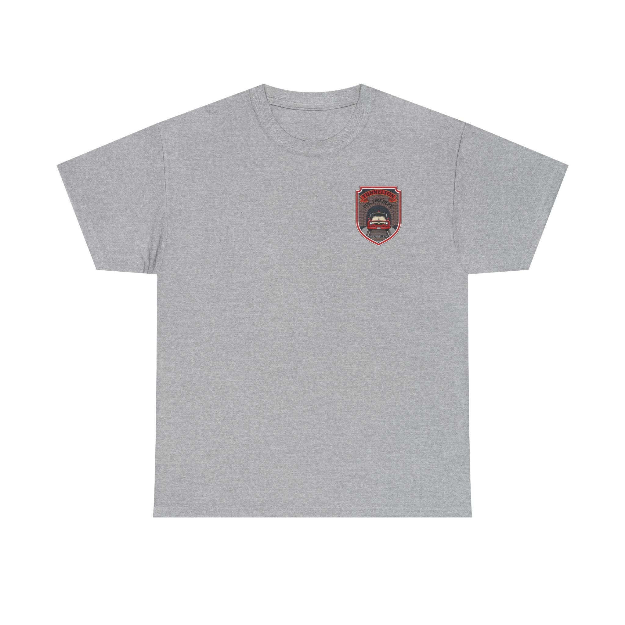 Tunnelton VFD Firetruck Tee: Volunteer Fire Department Fundraiser T-Shirt