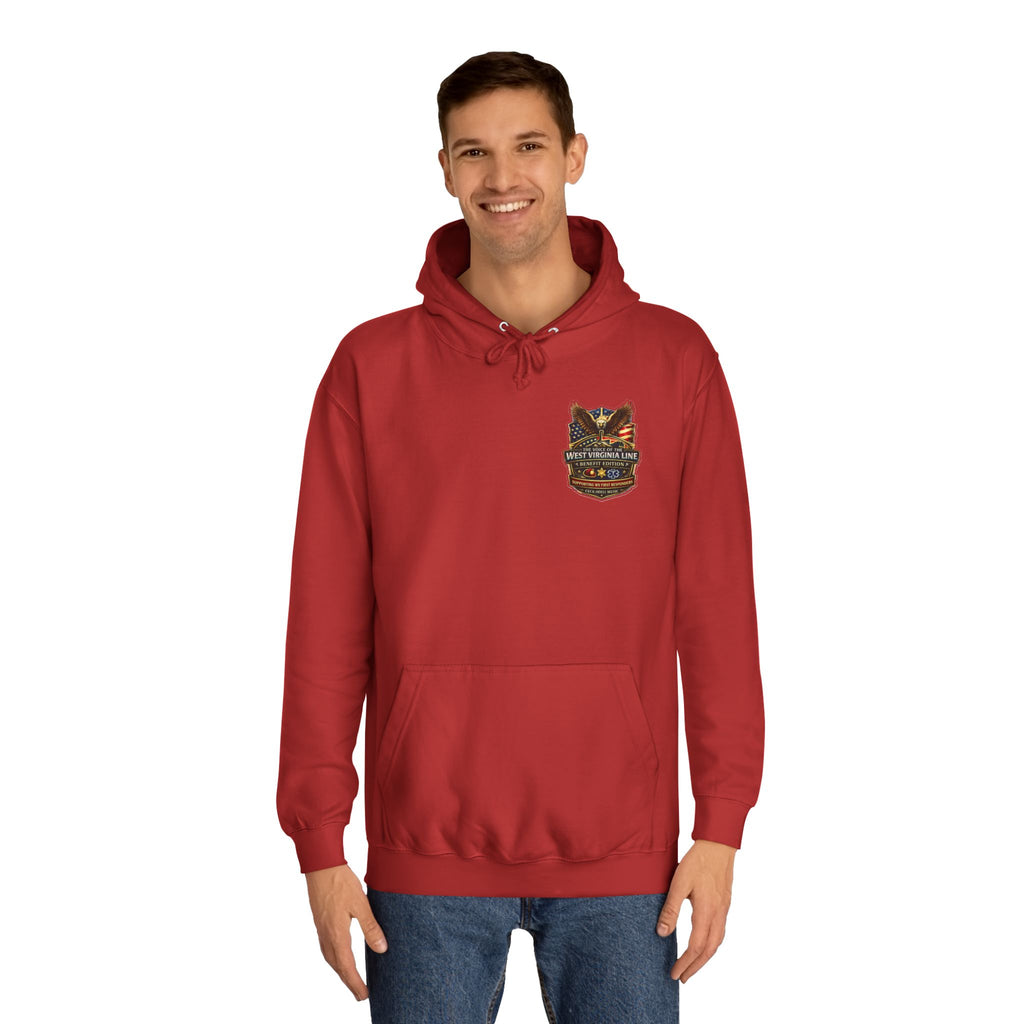 West Virginia Line Badge Hoodie: State & First Responder Tribute