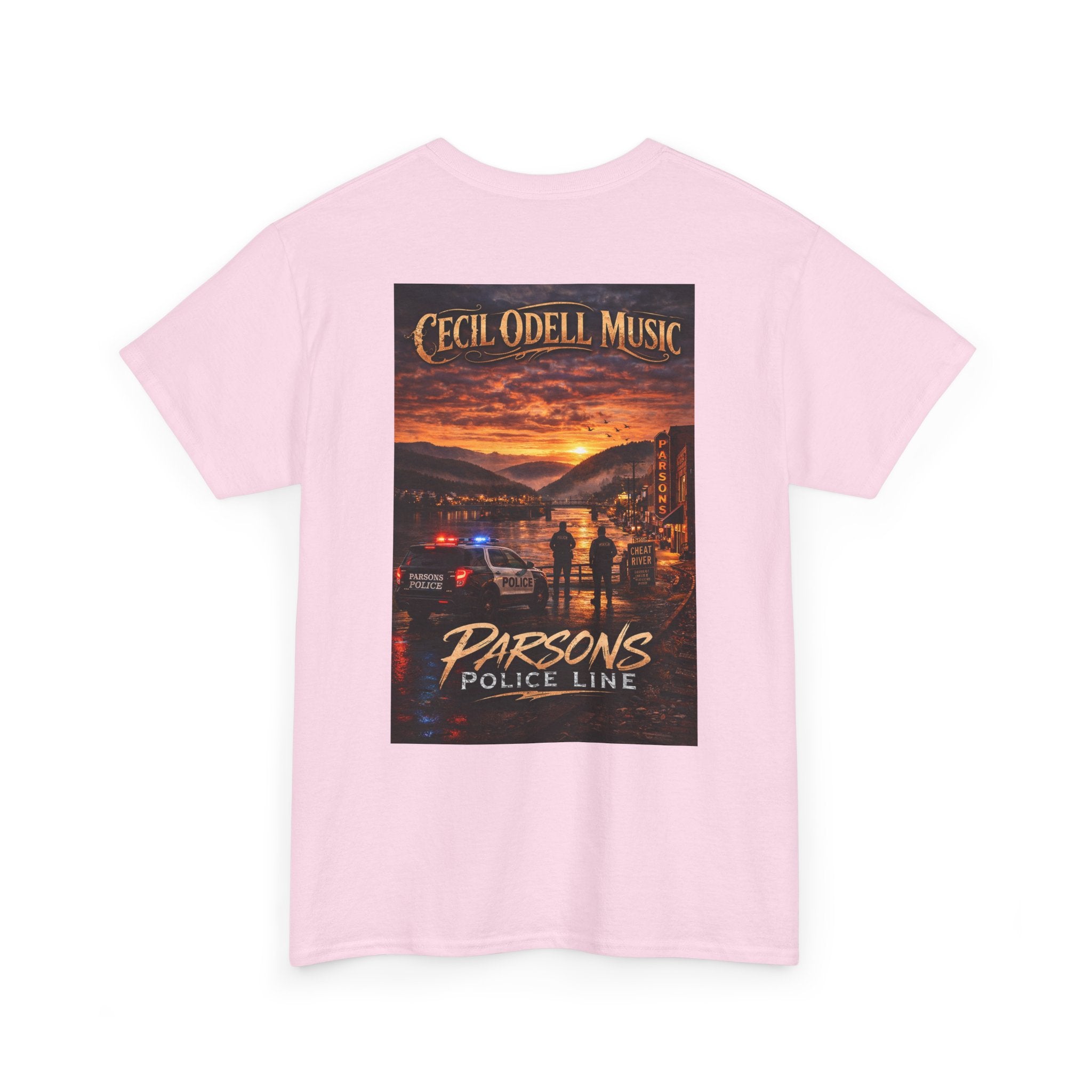 Parsons PD song art shirt