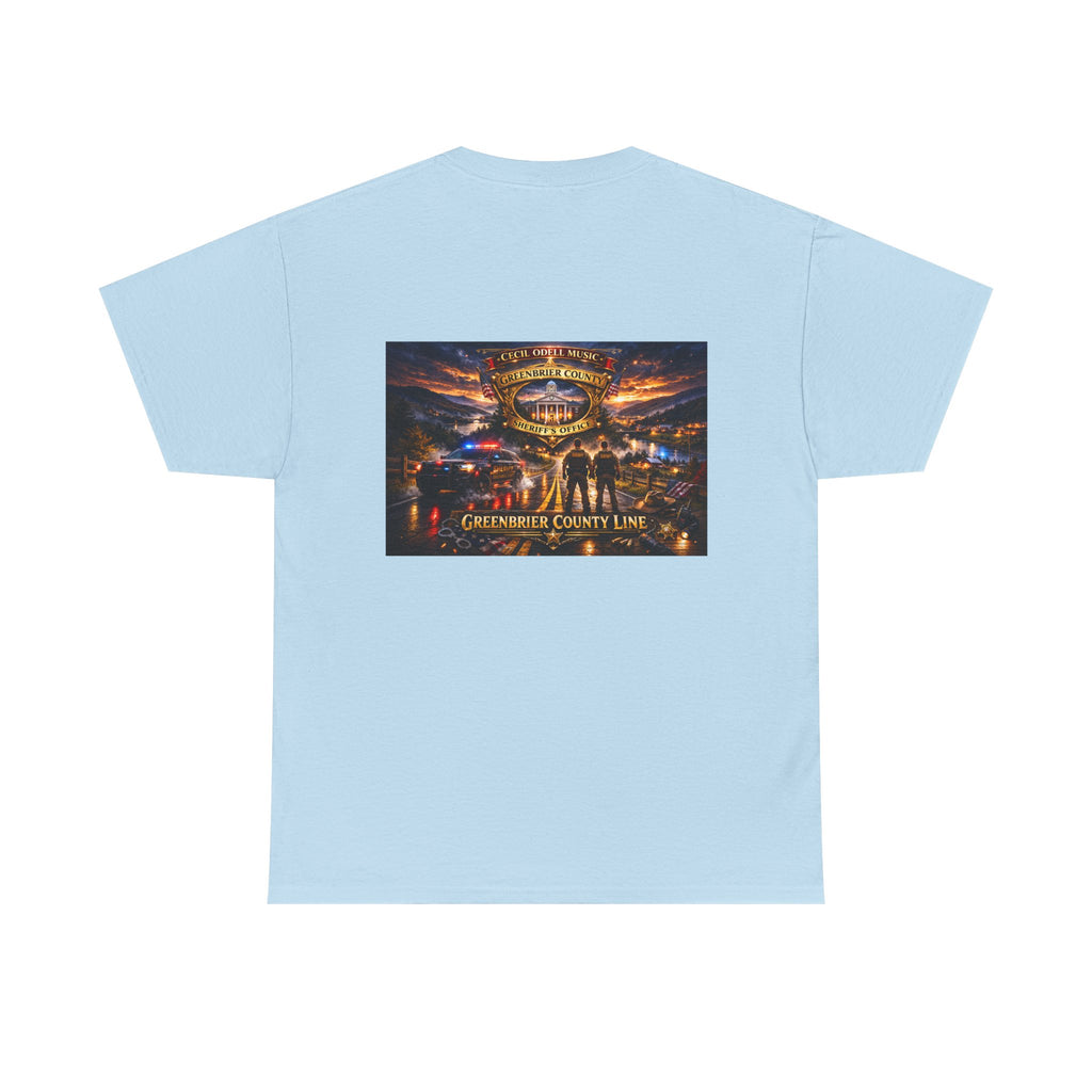 Greenbrier County Line Concert Tee: Vintage Live Music Poster Shirt