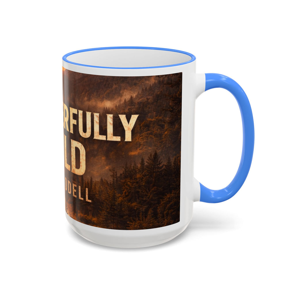 Wonderful Wild Scenic Mug: "Wonderful Wild" Cecil Odell Coffee Cup (Accent Rim & Handle)