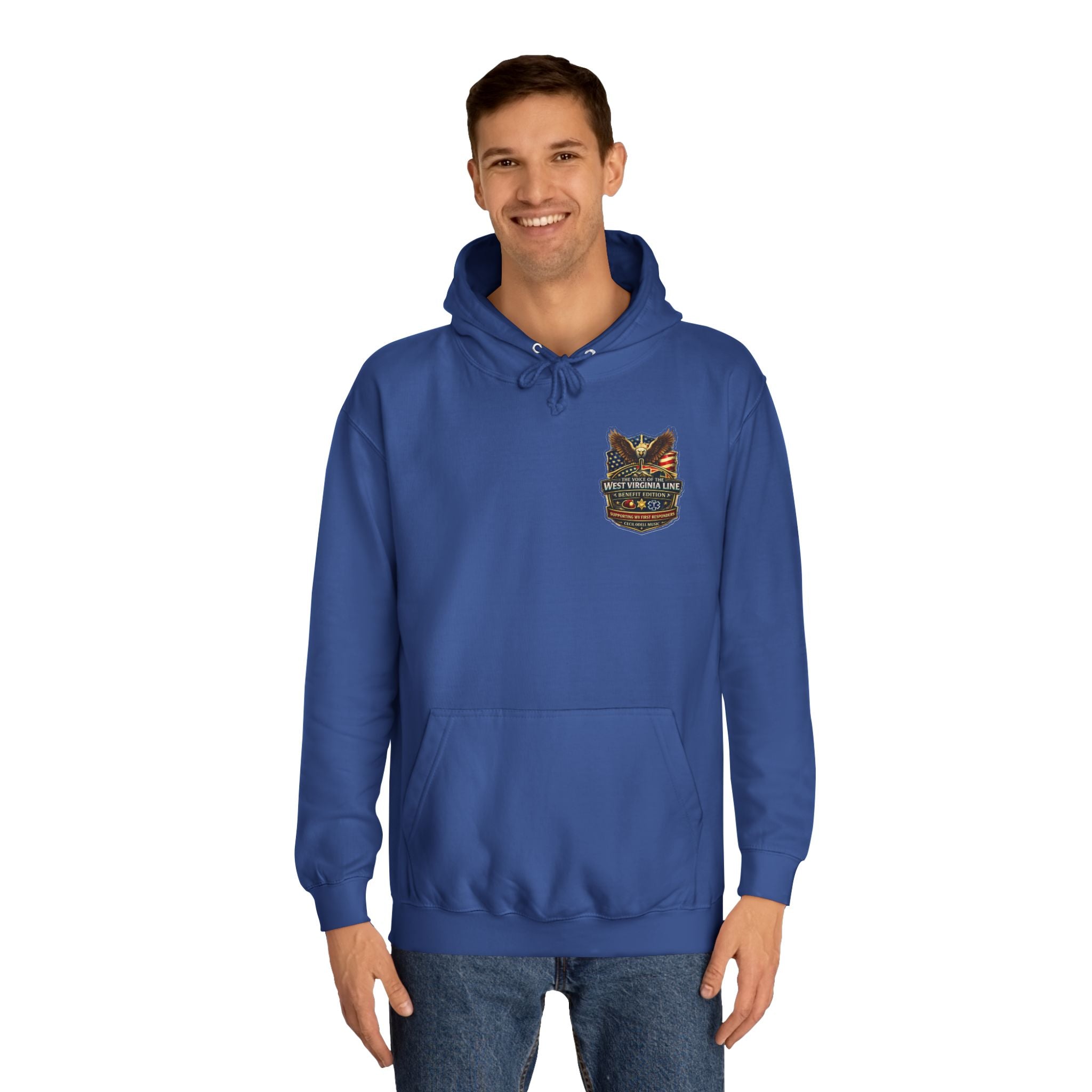 West Virginia Line Badge Hoodie: State & First Responder Tribute