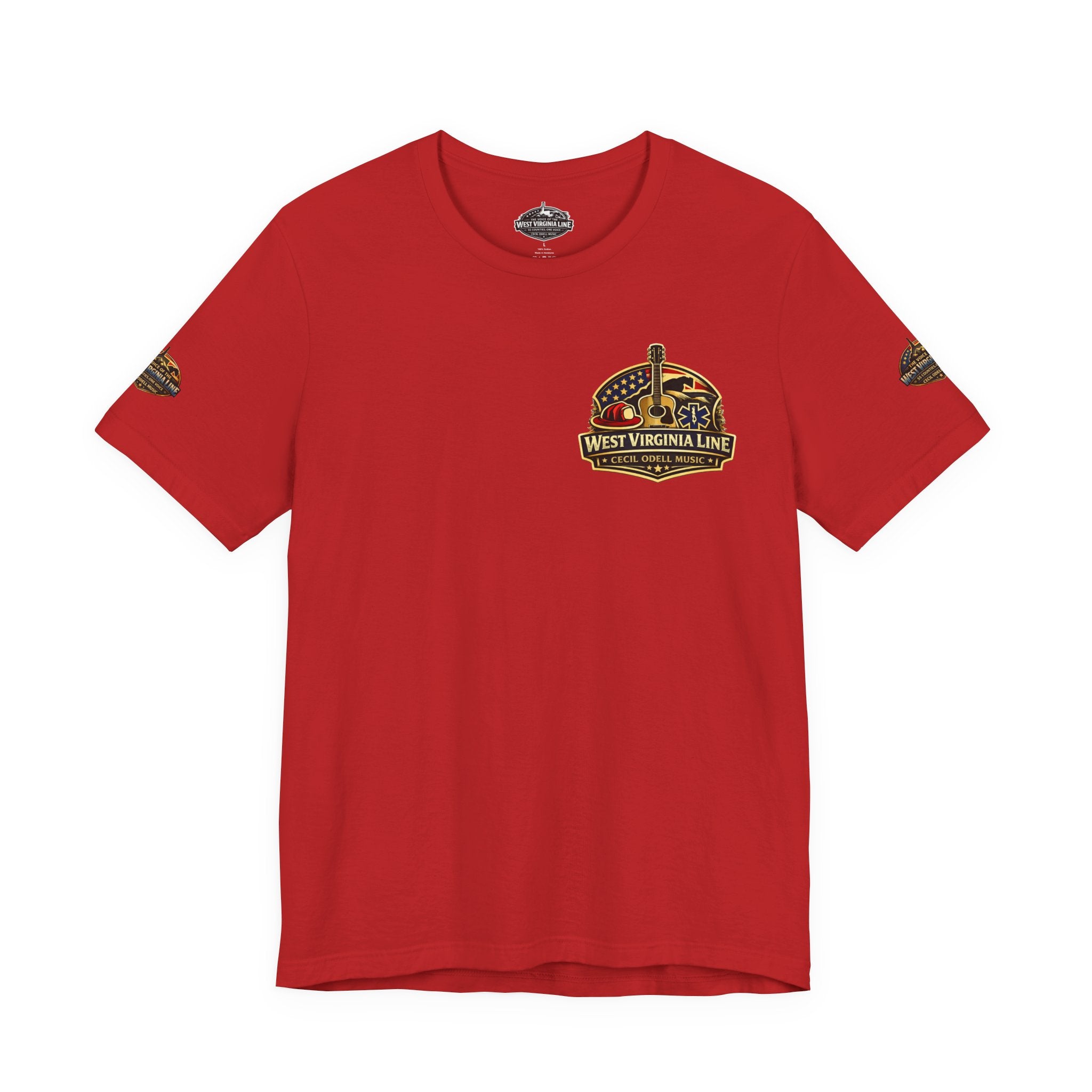 West Virginia Outlaw T-Shirt: Rustic Skull & Guns Country Graphic Tee