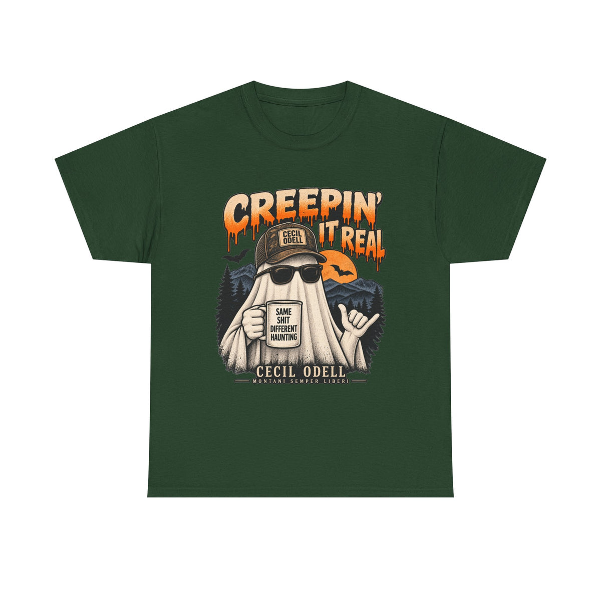 Creepin' It Real Halloween Tee | Cecil Odell
