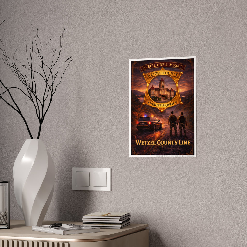 Wetzel County Line: Sheriff’s Office Gloss Poster
