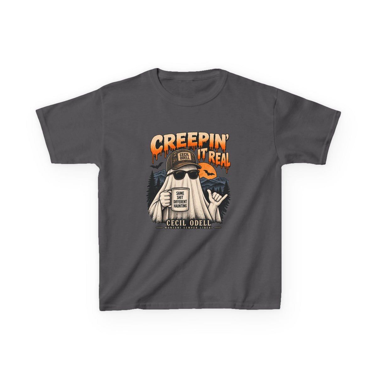 Creepin' It Real Kids Halloween Tee | Cecil Odell