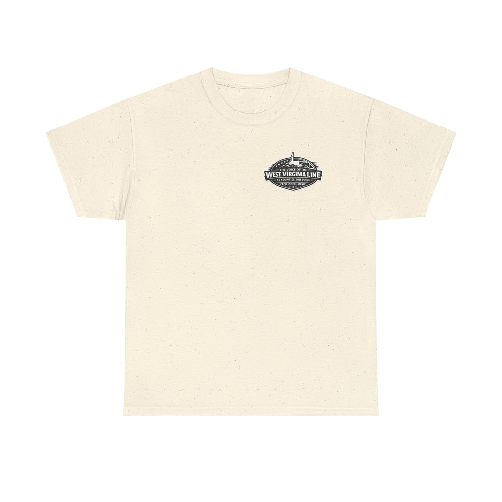 West Virginia Line Tee: 'The Voice of the West Virginia Line' Graphic T-Shirt