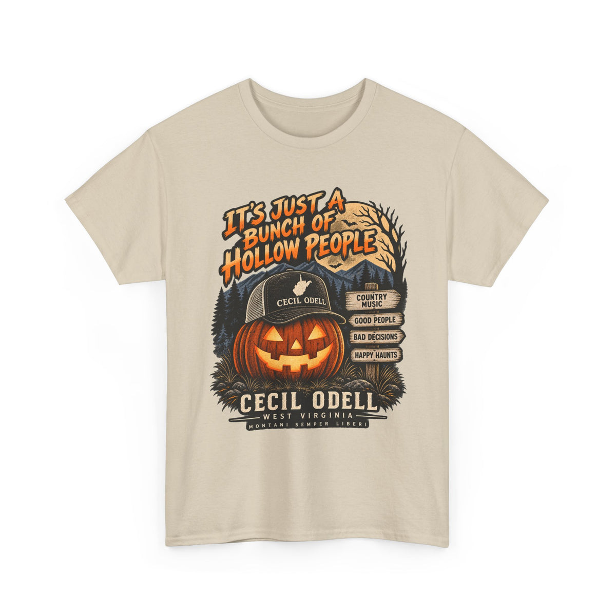 It's Just a Bunch of Hollow People Halloween Tee | Cecil Odell
