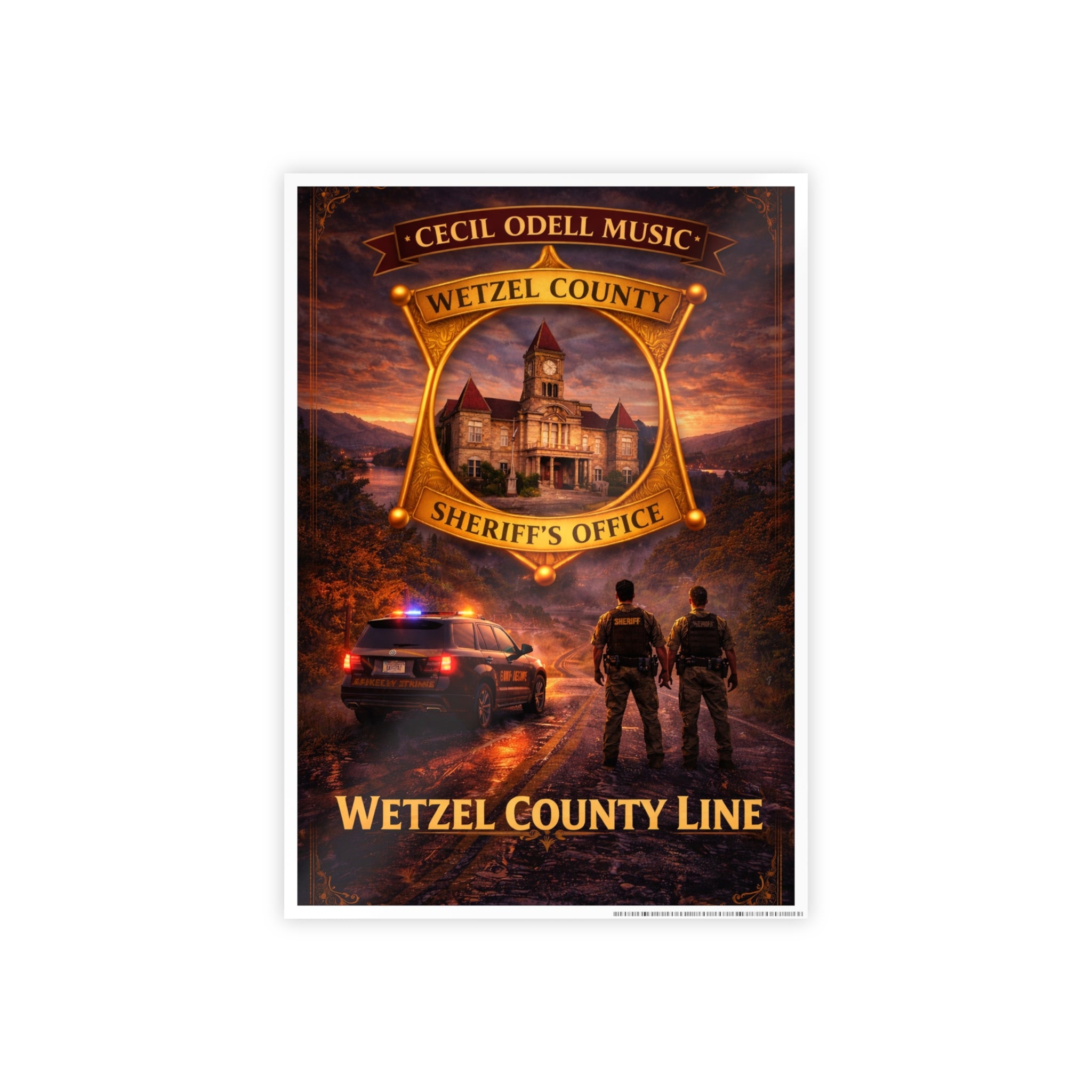 Wetzel County Line: Sheriff’s Office Gloss Poster