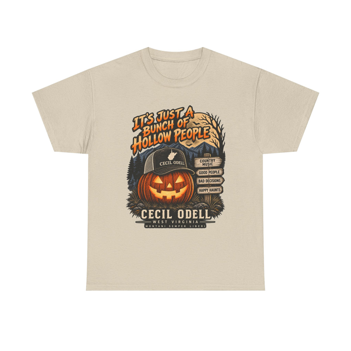 It's Just a Bunch of Hollow People Halloween Tee | Cecil Odell