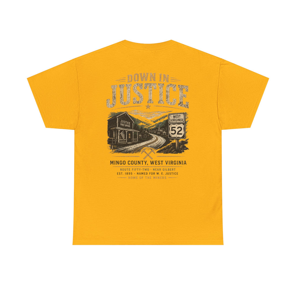 T-Shirt — "Down in Justice"