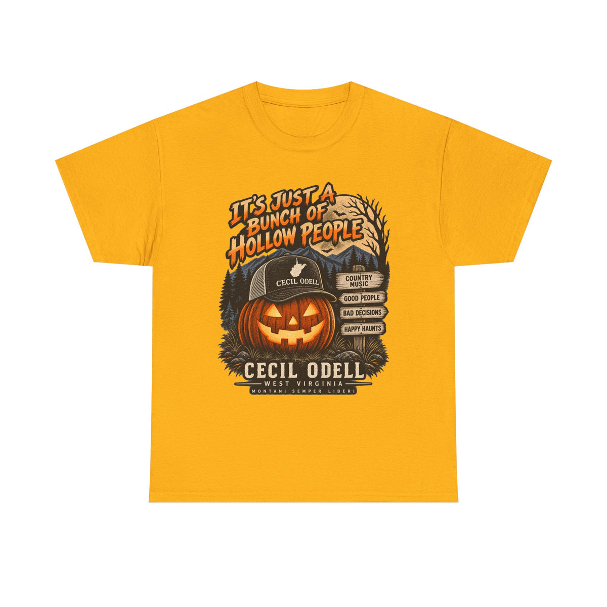 It's Just a Bunch of Hollow People Halloween Tee | Cecil Odell