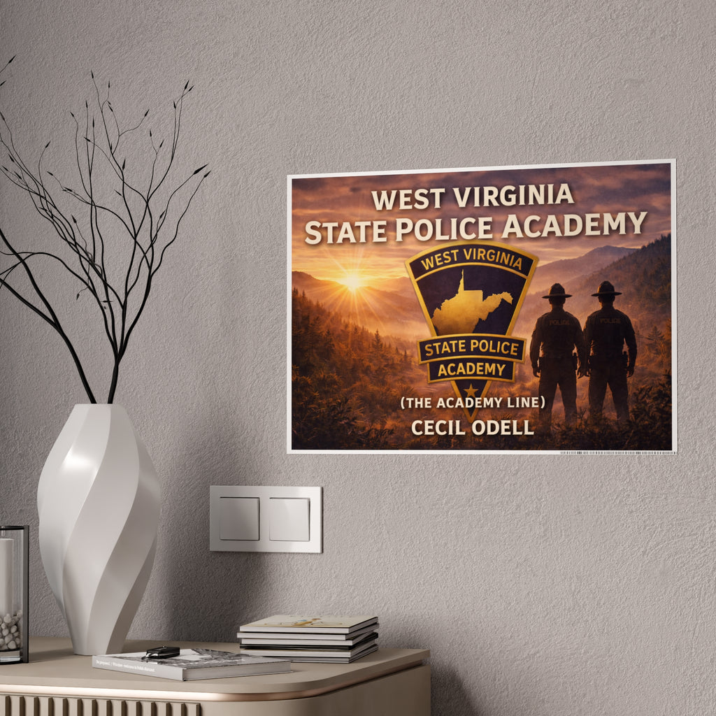 West Virginia State Police Academy Gloss Poster: "The Academy Line" Tribute