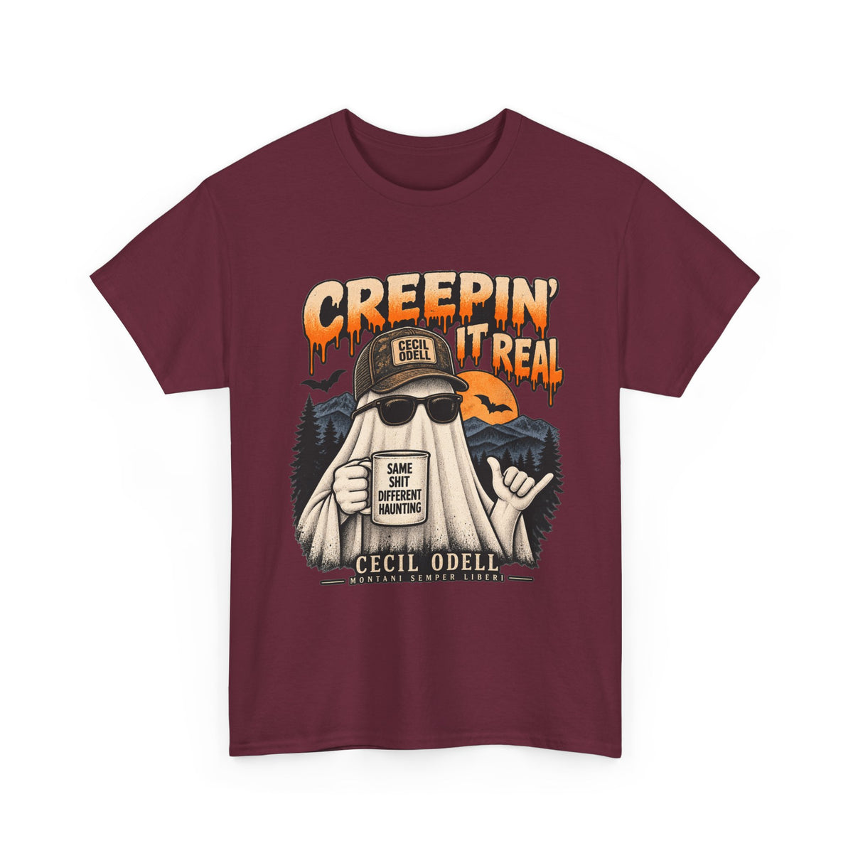 Creepin' It Real Halloween Tee | Cecil Odell
