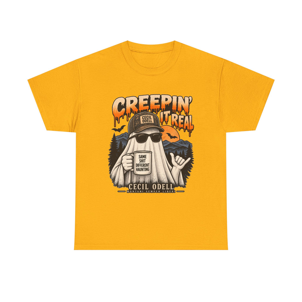 Creepin' It Real Halloween Tee | Cecil Odell