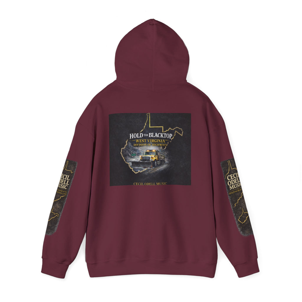 Hoodie: "Hold The Blacktop" Vintage Road Trip Graphic Pullover