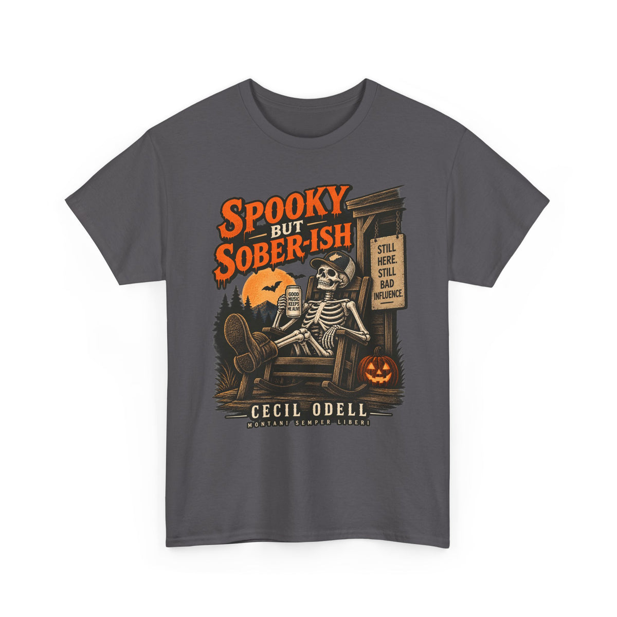 Spooky but Sober-ish Halloween Tee | Cecil Odell