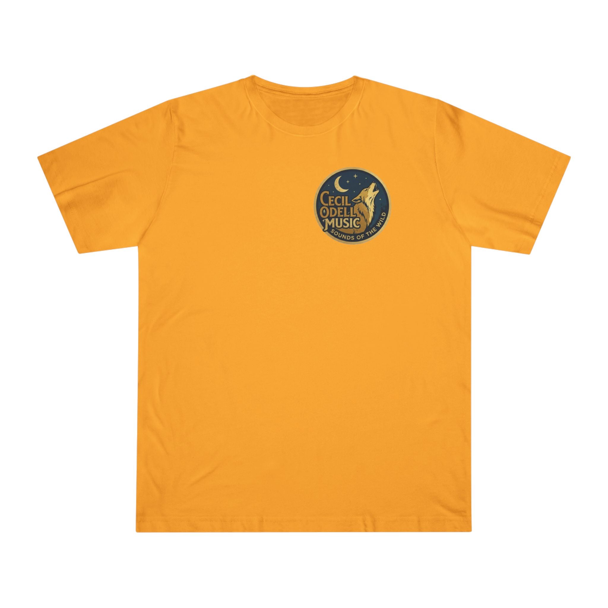 Mountain Made T-Shirt: 'Cecil Odell Music' Scenic Back Print