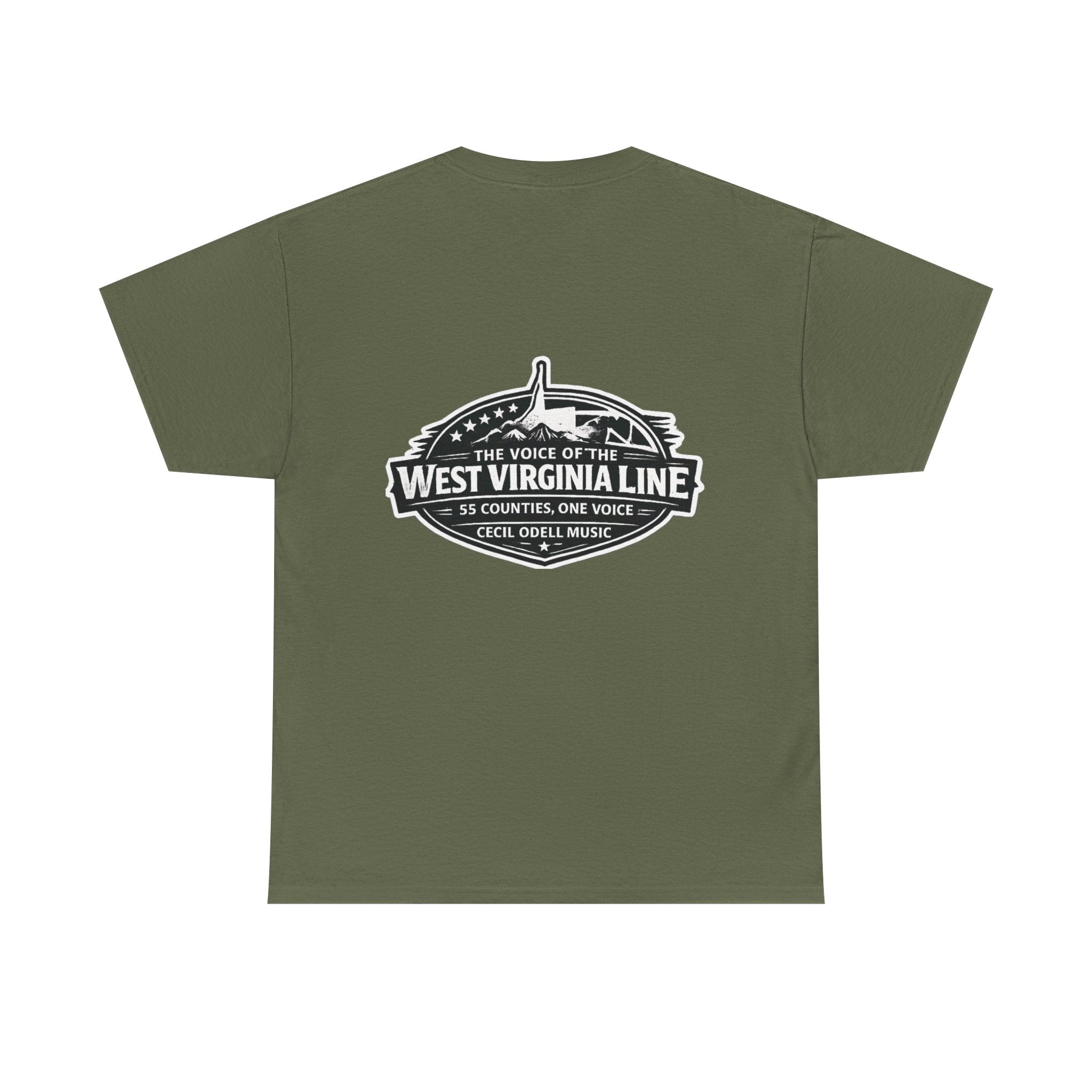 West Virginia Line Tee: 'The Voice of the West Virginia Line' Graphic T-Shirt