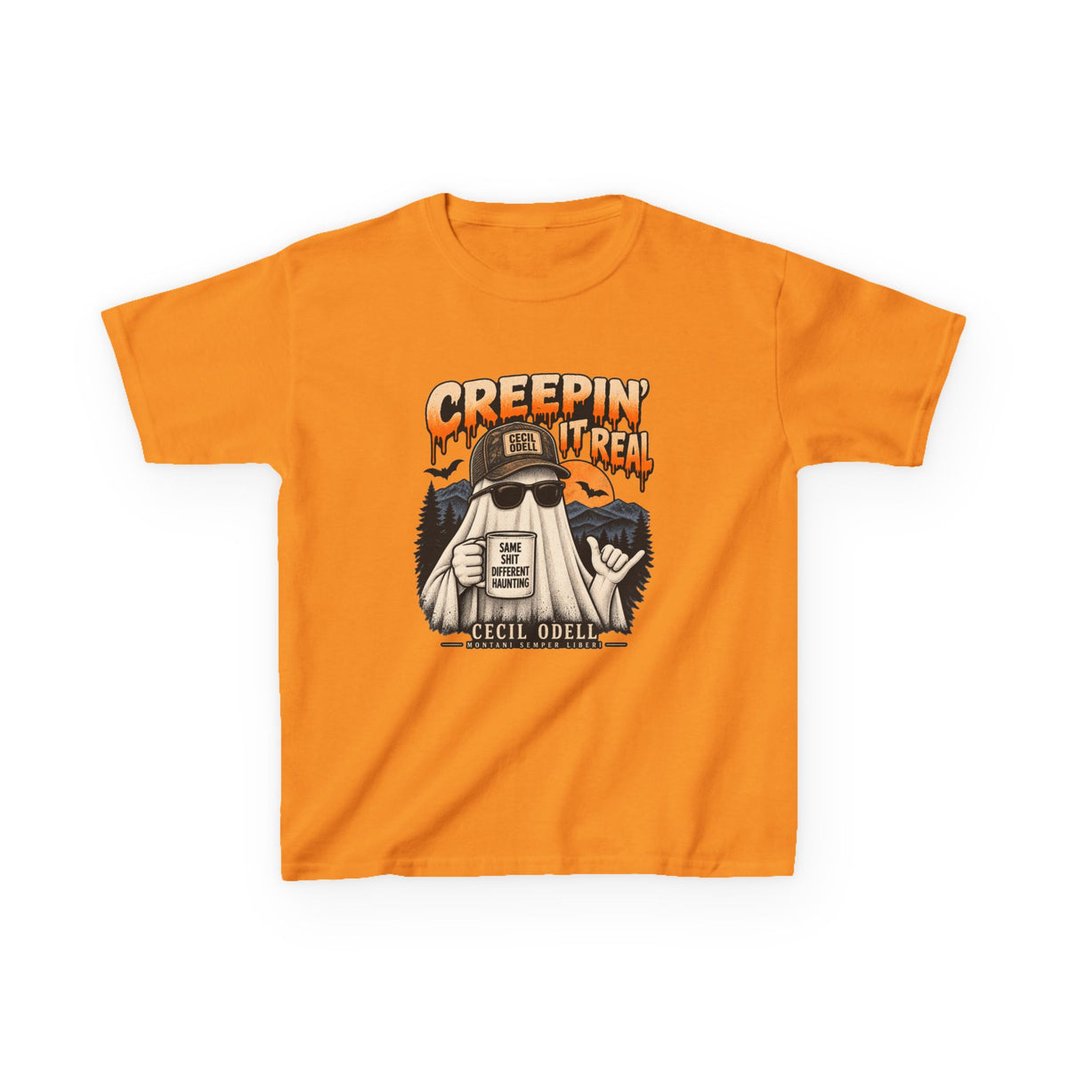 Creepin' It Real Kids Halloween Tee | Cecil Odell