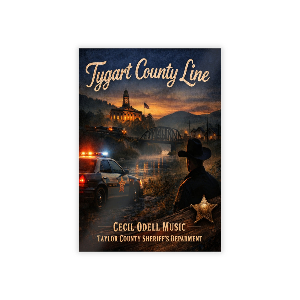 Taylor County Line Sheriff Gloss Poster