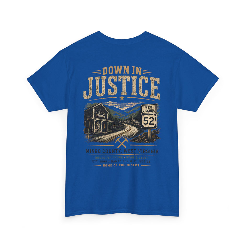 T-Shirt — "Down in Justice"