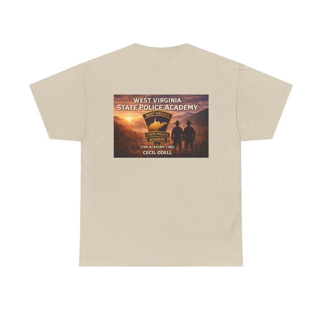 State Police Academy T-Shirt - West Virginia Honor Badge Design