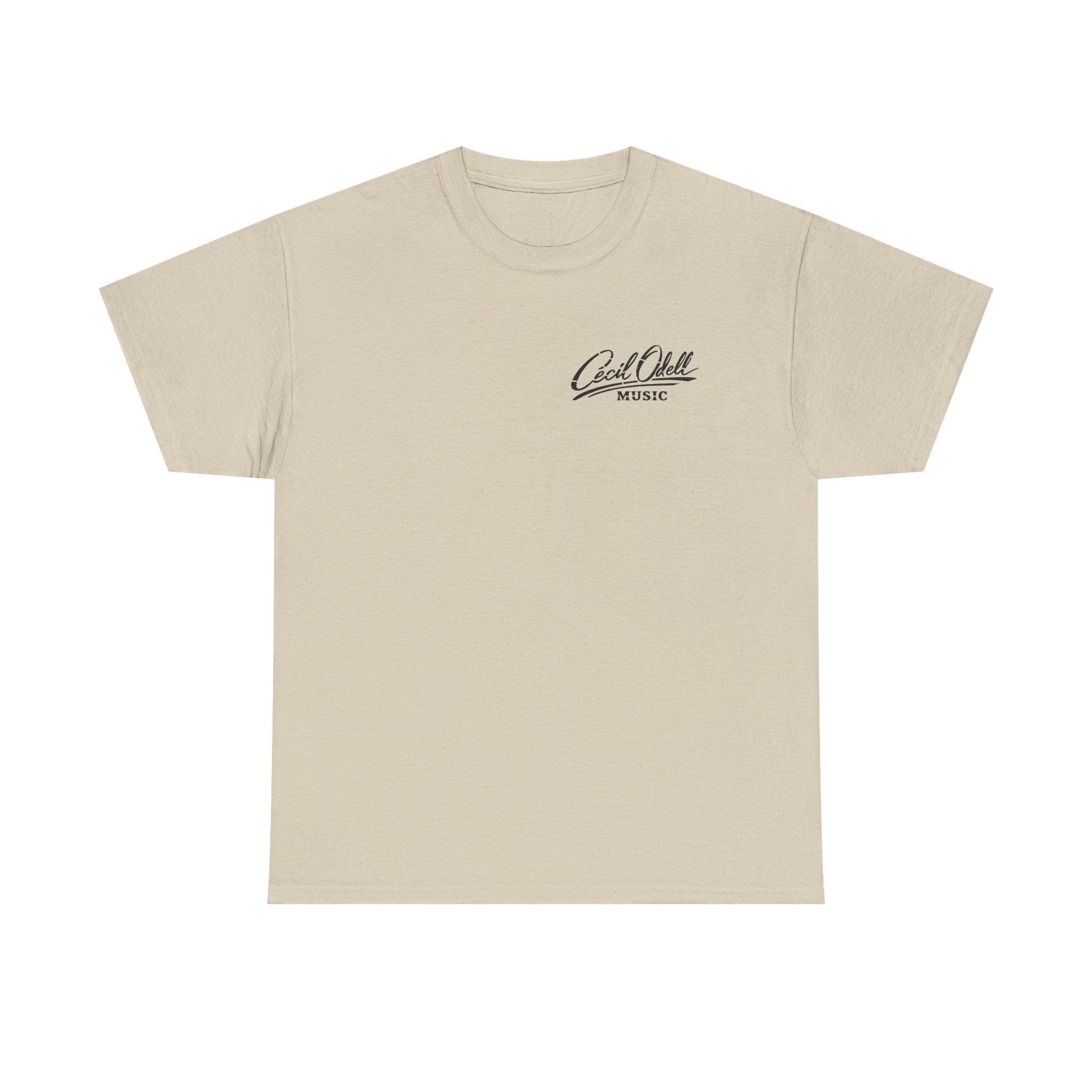 K9 Partner T-Shirt: 'Cecil Odell Music' Script Chest Design
