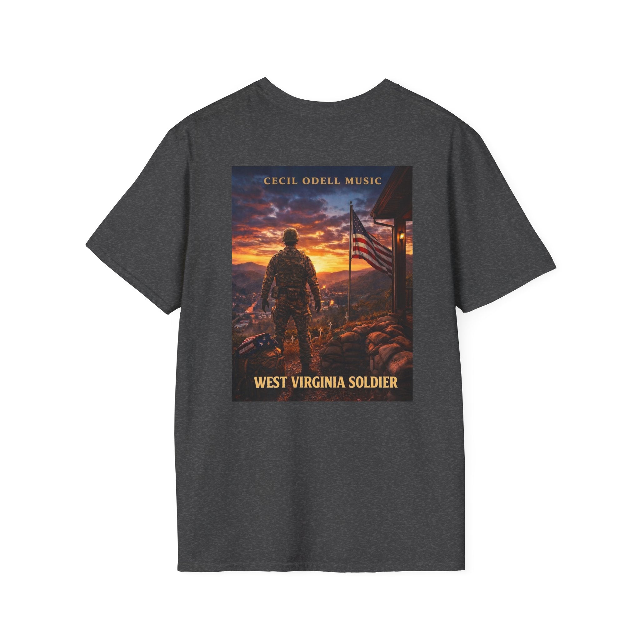 West Virginia Soldier T-Shirt: Patriotic Veteran Tribute Tee