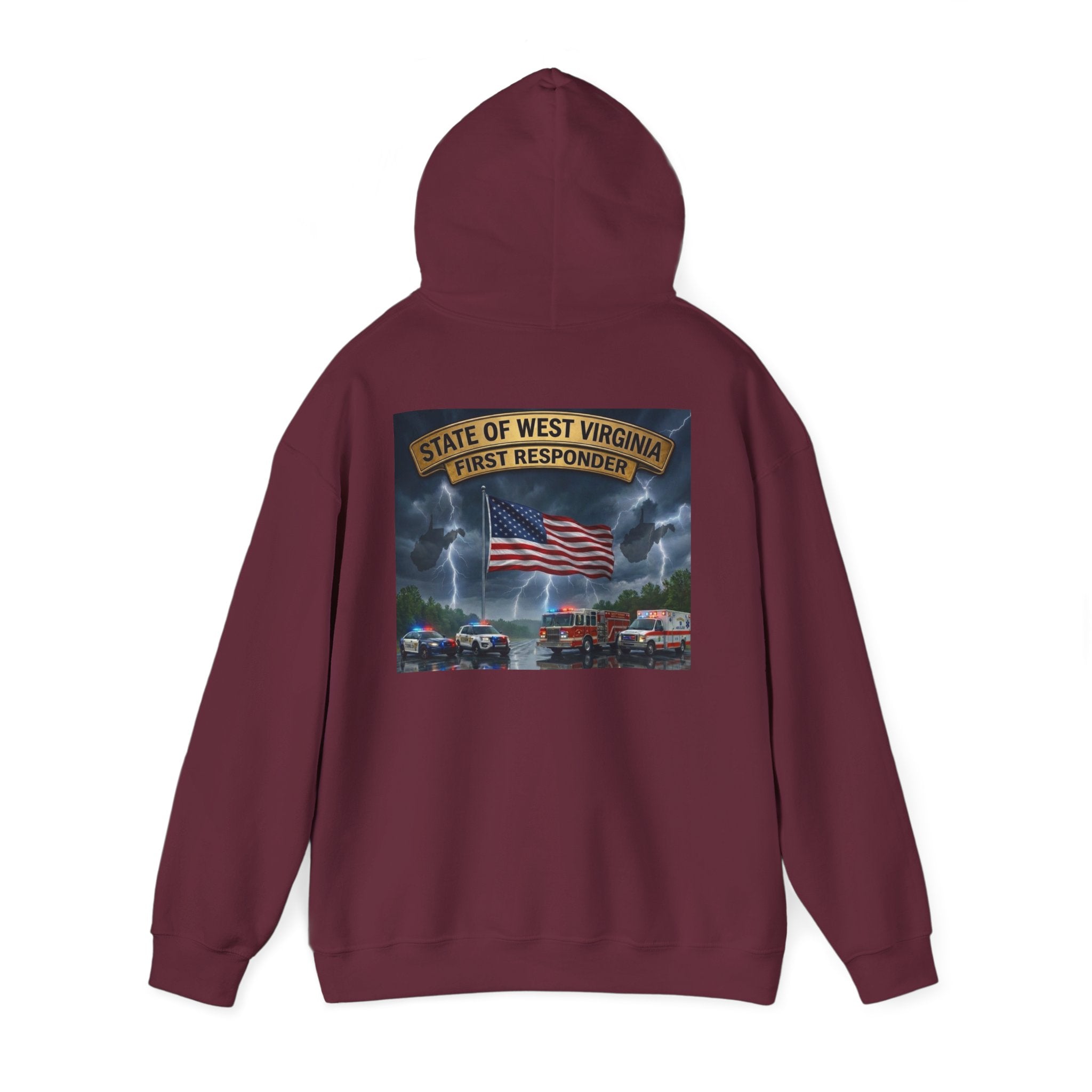 Preston County 911 First Responder Hoodie: Virginia Emergency Services Tribute